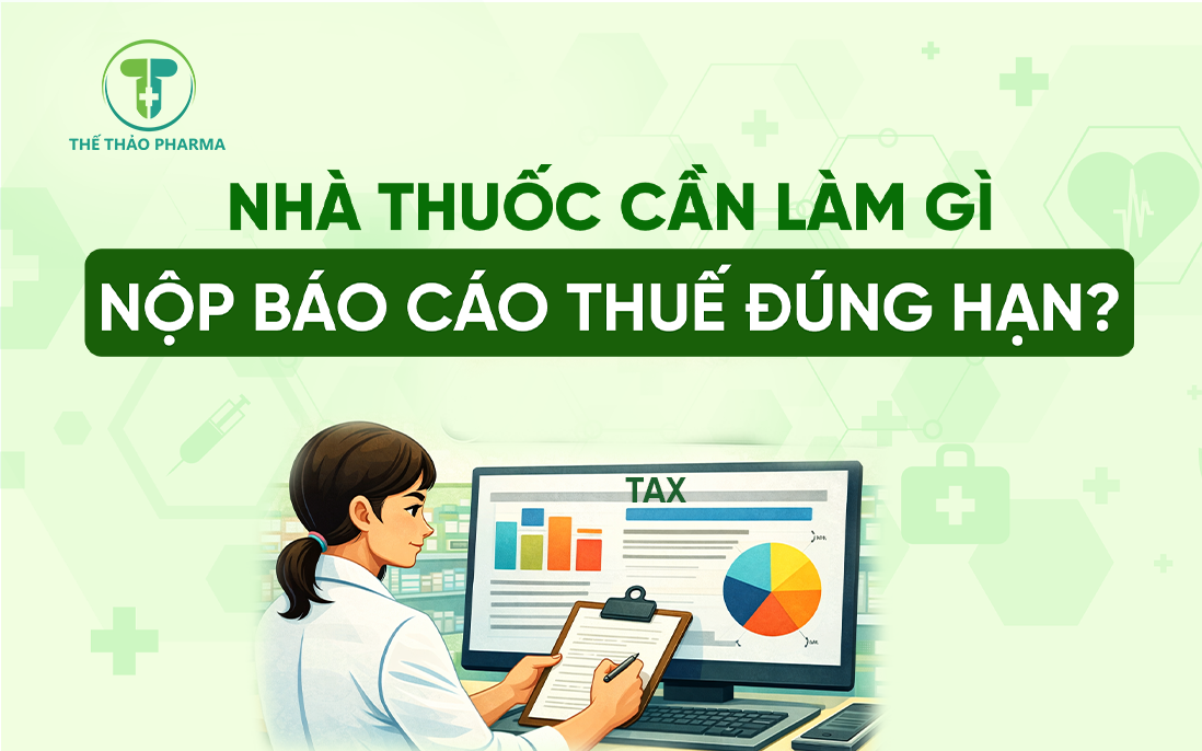 MÙA BÁO CÁO THUẾ ĐANG ĐẾN GẦN - NHÀ THUỐC CỦA BẠN ĐÃ SẴN SÀNG CHƯA?